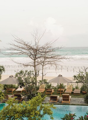 Deluxe Double Room, Sea View, Beachfront | Beach/ocean view - Ivory Resort Dikwella (Dikwella)