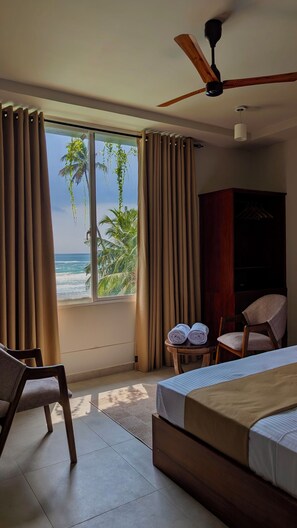 Deluxe Double Room, Sea View | In-room safe, blackout drapes, soundproofing, free WiFi - Ivory Resort Dikwella (Dikwella)