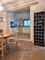 Comfort Apartment, Garden View | Private kitchen | Mini-fridge