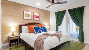 4 bedrooms, iron/ironing board, travel cot, WiFi