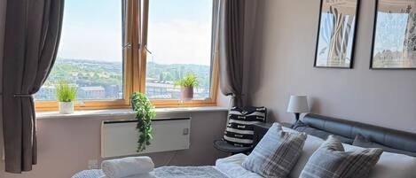 1 Schlafzimmer, Bügeleisen/Bügelbrett, kostenloses WLAN, Bettwäsche
