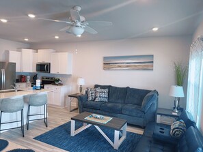 Smart-tv en een open haard