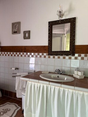 淋浴设施、吹风机、坐浴桶、毛巾