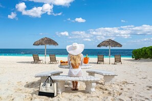 Accommodatie ligt op het strand