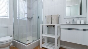 Towels, soap, shampoo