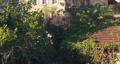 In the heart of the Ardeche river