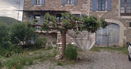 In the heart of the Ardeche river
