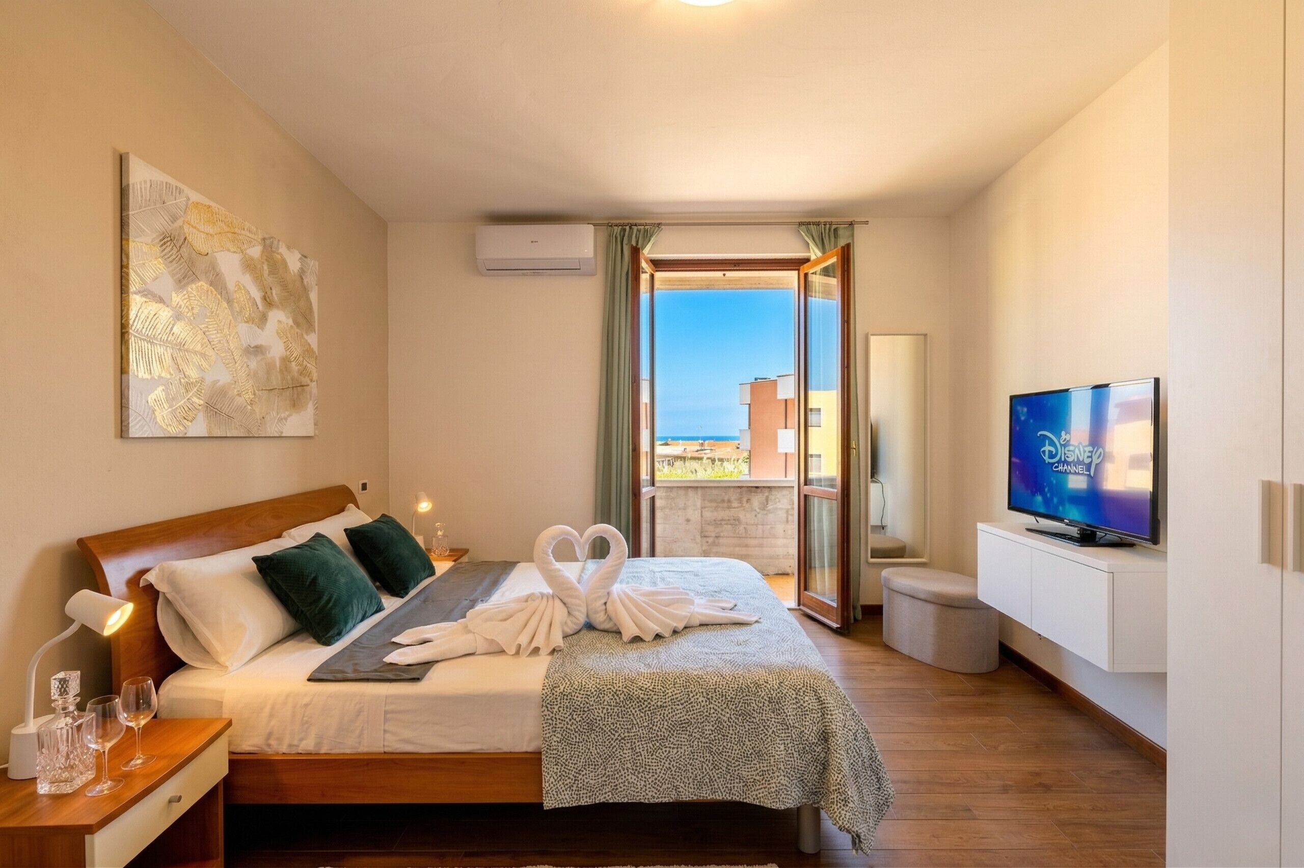 1 Schlafzimmer, Bügeleisen/Bügelbrett, kostenloses WLAN, Bettwäsche