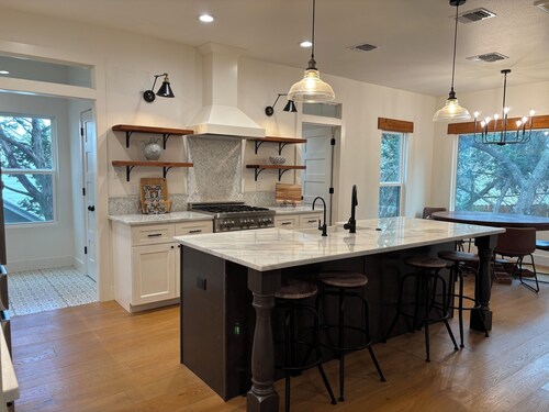 Charming 4-bedroom house set in scenic foothills of the Texas Hill Country.