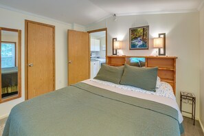 2 slaapkamers, een bureau, internet, beddengoed