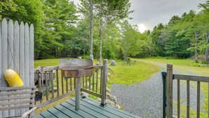 Terrace/patio - 13 Mi to Acadia: Artistic Retreat in Nature (Trenton)