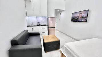 1 soverom, strykejern/-brett, wi-fi og sengetøy