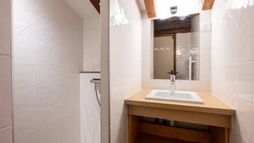 Shower, hair dryer