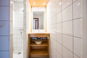Shower, hair dryer
