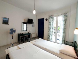 1 室のベッドルーム、WiFi (無料)、ベッドシーツ