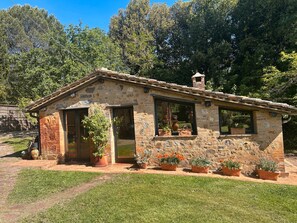 Exterior detail - Room 'Podere Marroneto - Camera 1' with Mountain View, Shared Pool and Wi-Fi (Monticiano)