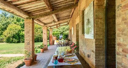 Zimmer 'Podere Marroneto - Camera 1' mit Bergblick, Gemeinschaftspool und Wi-Fi