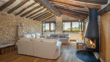 TV, fireplace, DVD player, ping pong