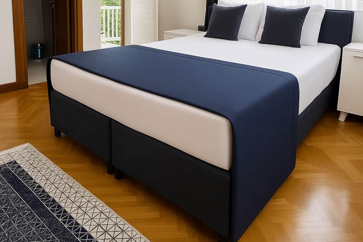 Superior Double Room, Balcony, Garden View | Free minibar items, in-room safe, laptop workspace, blackout curtains