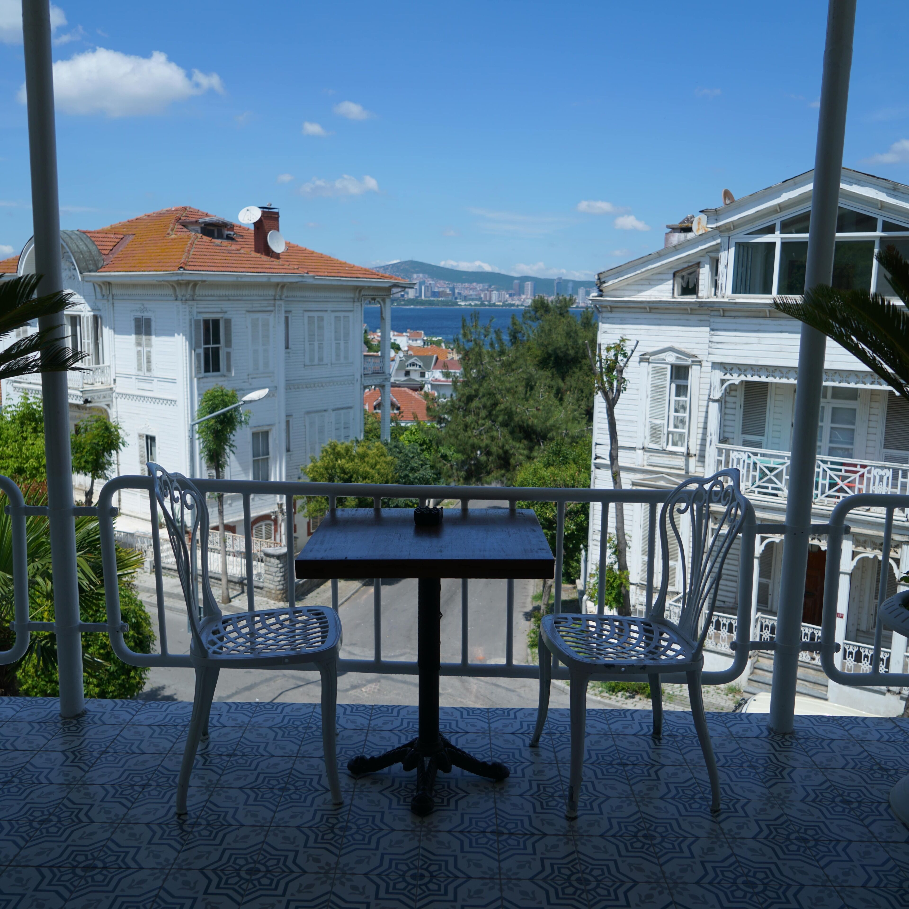 Deluxe-Doppelzimmer, Meerblick | Balkon