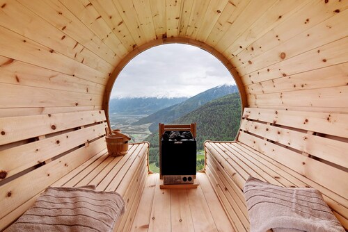 Studio 'Röfen Oströfen' avec vue sur les montagnes, terrasse partagée et Wi-Fi