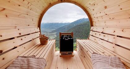 Studio 'Röfen Mittelröfen' avec vue sur les montagnes, terrasse partagée et Wi-Fi