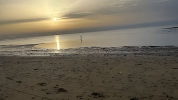Vlak bij het strand