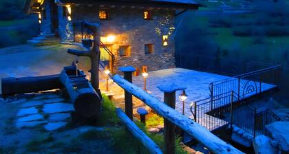 Pension 'Cuore Selvatico' mit Bergblick, privater Terrasse und eigenem Garten