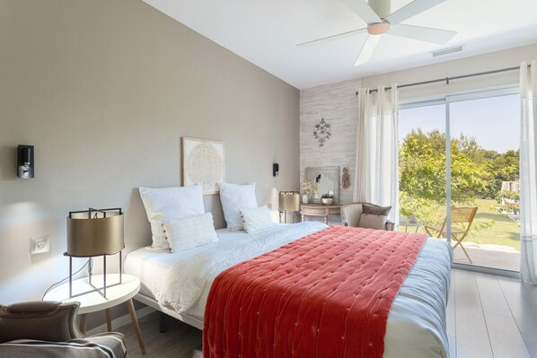 1 soverom, strykejern/-brett, wi-fi (inkludert) og sengetøy