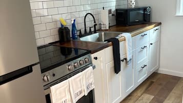 Microwave, oven, stovetop