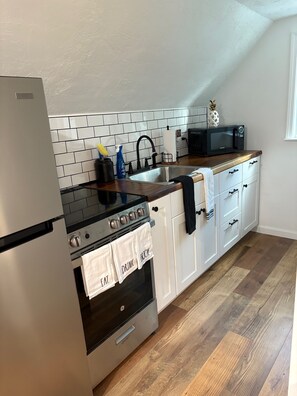 Microwave, oven, stovetop