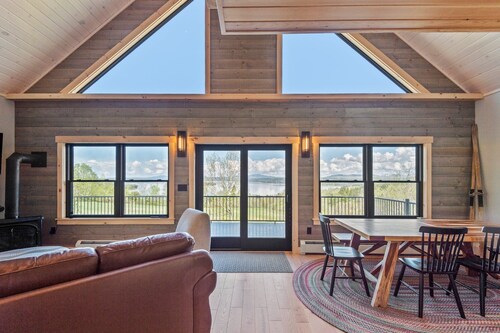 Golden Sunset | New Construction in The Overlook | Close to Saddleback | Rangeley Lake Views!