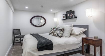 Spacious 2BR Bsmt Apt w/ Free Parking