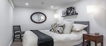 Spacious 2BR Bsmt Apt w/ Free Parking