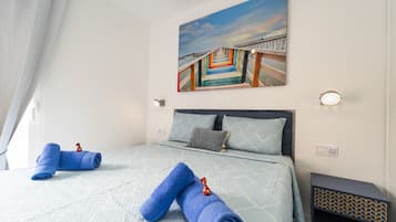 1 slaapkamer, een strijkplank/strijkijzer, gratis wifi