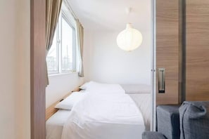 Blackout curtains, iron/ironing board, free WiFi