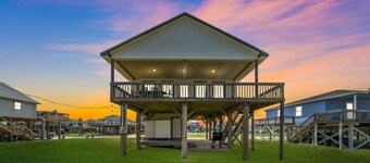 Beach House with Ocean Views, Deck & Firepit