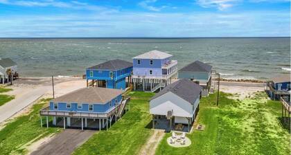 Beach House with Ocean Views, Deck & Firepit