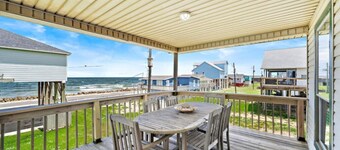 Beach House with Ocean Views, Deck & Firepit