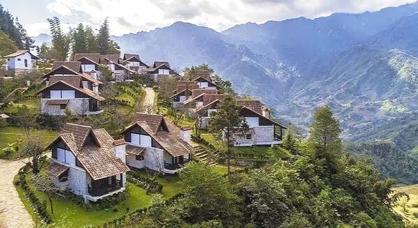 Voorkant van accommodatie