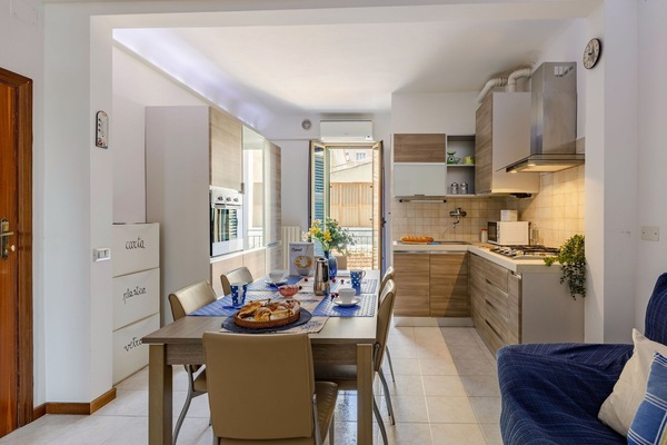 Kitchen, Living Room