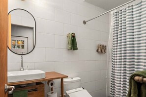 Chuveiro, secador de cabelo