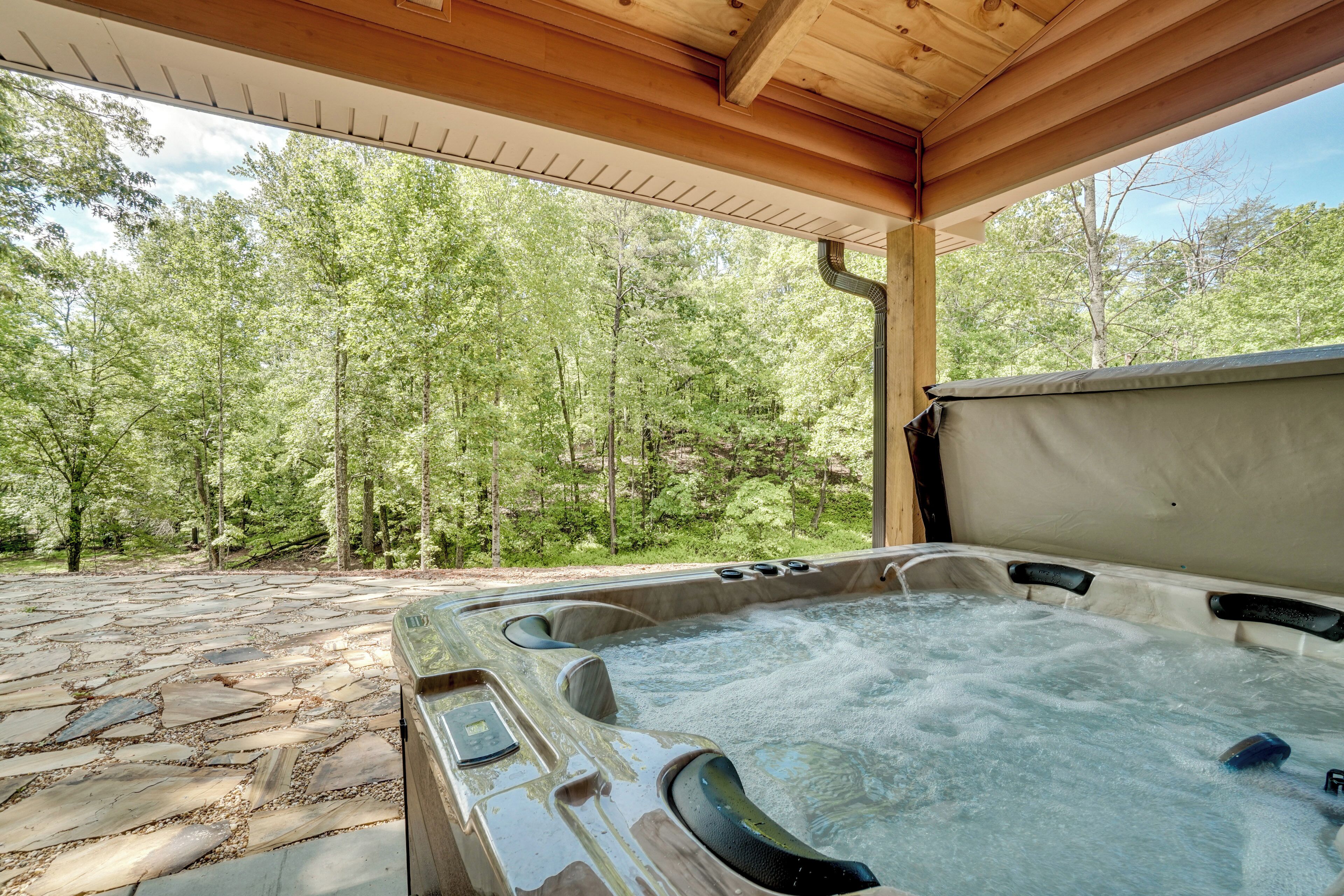 Bain à remous extérieur