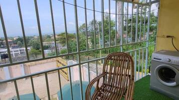 Appartement, uitzicht op stad | Balkon