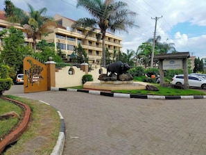 Entrée de l’hébergement