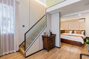 Family Duplex, Courtyard View | Laptop workspace, free WiFi