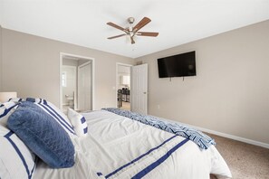 1 室のベッドルーム、WiFi、ベッドシーツ