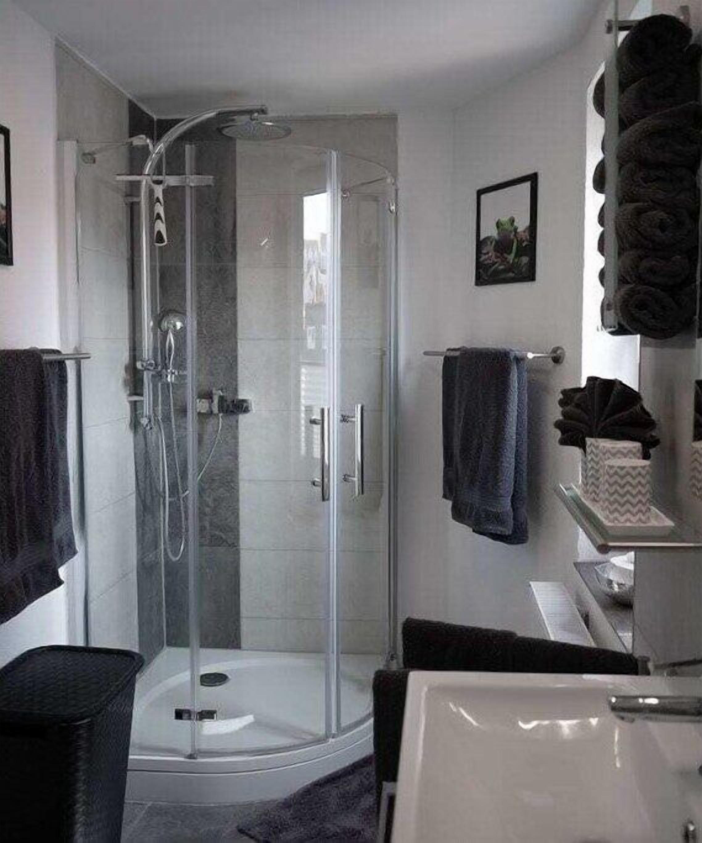Dusche, Handtücher