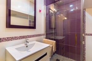 Shower, hair dryer