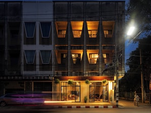 Fachada de la propiedad